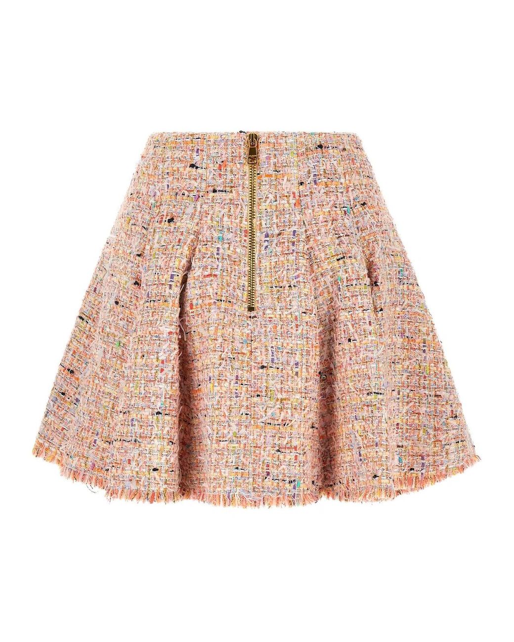 Balmain Natural 'Skater' Skirt
