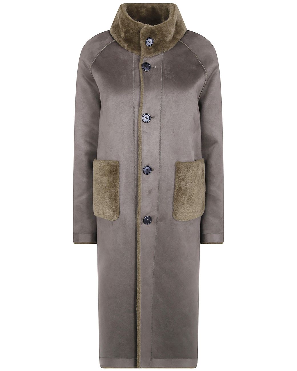 Betta Corradi Natural "Shao" Raglanreversable Long Coat