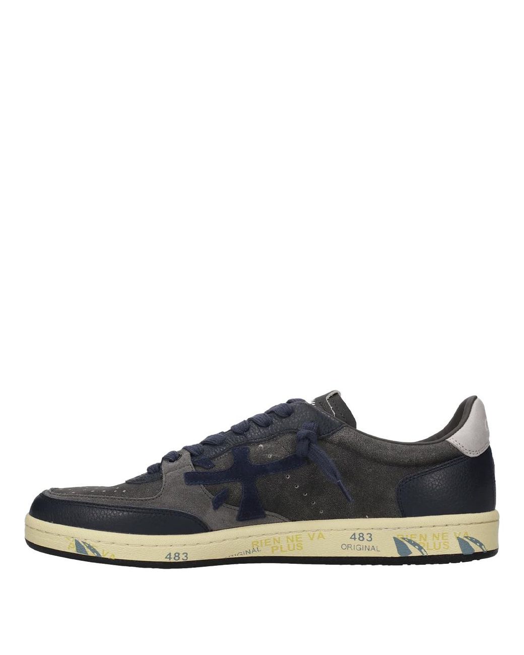 Premiata Blue Sneakers "Bskt Clay" for men