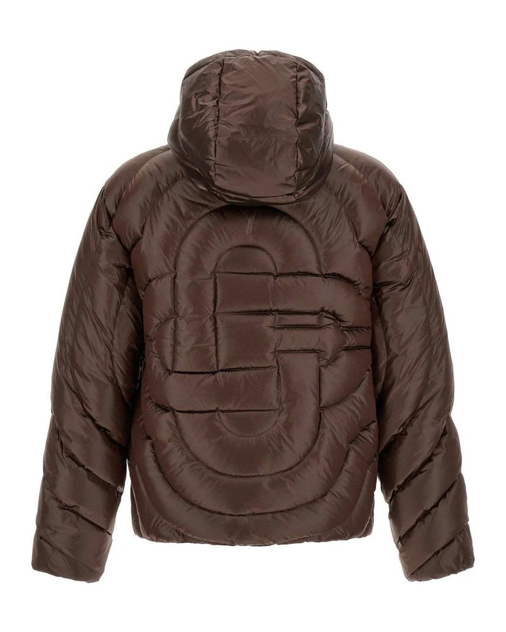 Casablanca Brown 'Monogram' Quilting Down Jacket for men