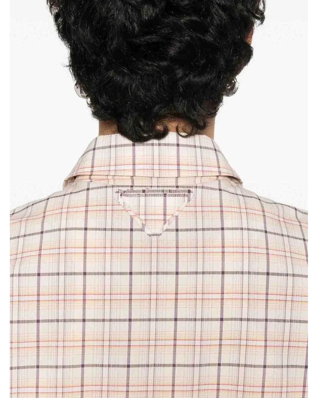 Prada White Cropped Shirt