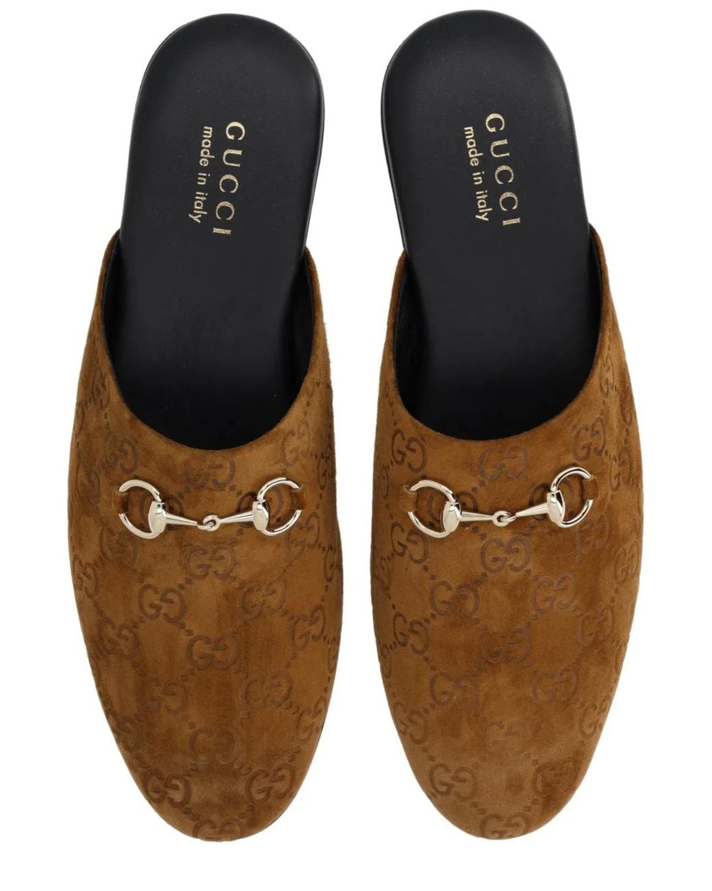 Gucci Brown Sabot With Clamp