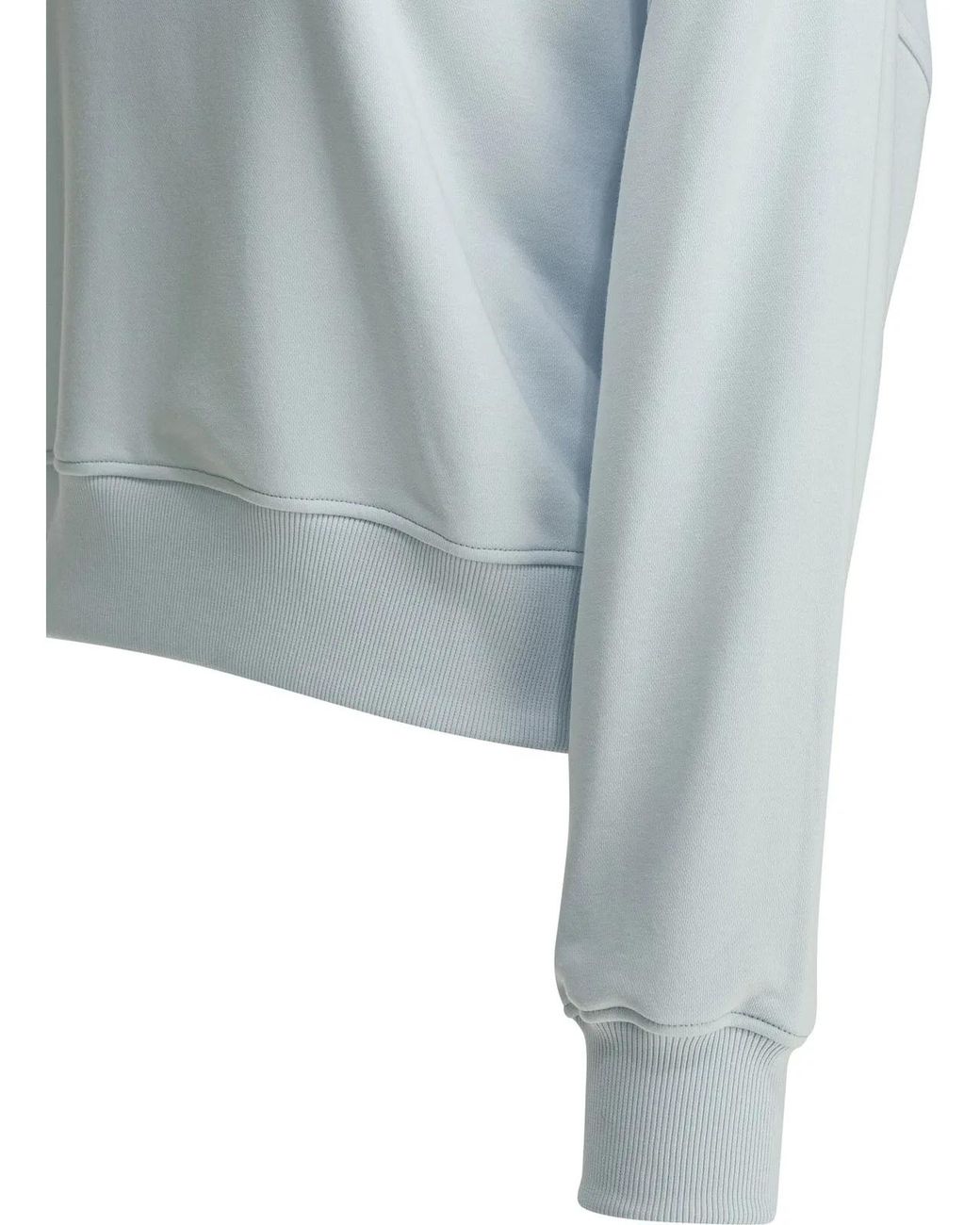 McQueen Blue Cotton Sweatshirt