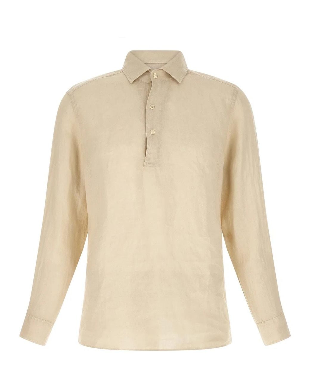 Mc2 Saint Barth Natural Full Sleeves Polo for men