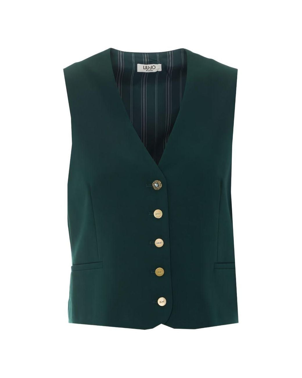 Liu Jo Green Dark Cotton Jacket