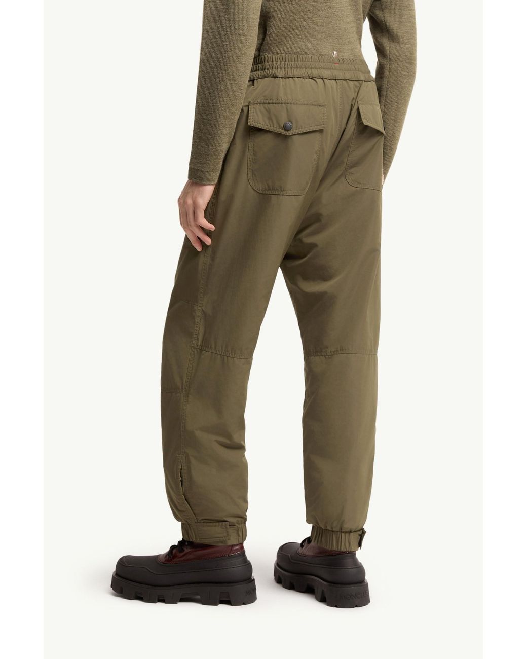Moncler Green Sports Trousers for men