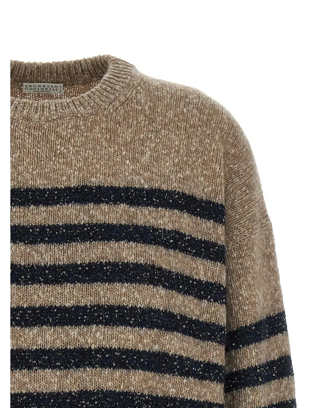 Brunello Cucinelli Gray Wool Cardigan Clothing