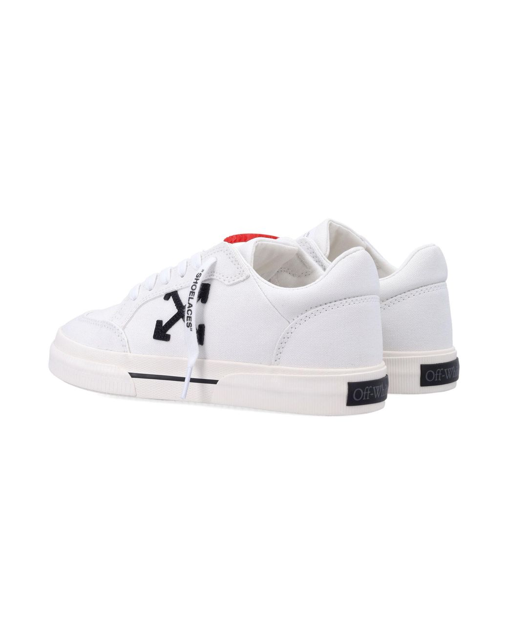 Off-White c/o Virgil Abloh Pink Logo Vulcanized Sneakers