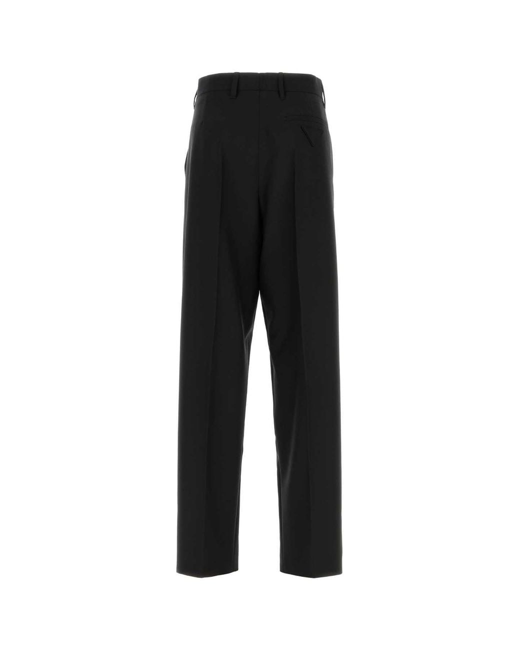 Prada Black Wool Blend Pants
