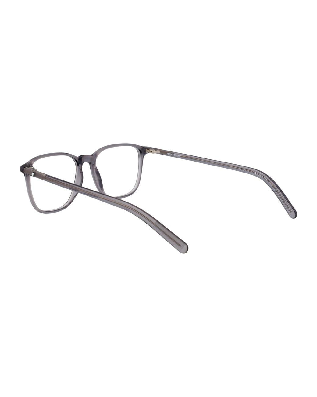 Montblanc Brown Transparent Recycled Injected Acetate Glasses