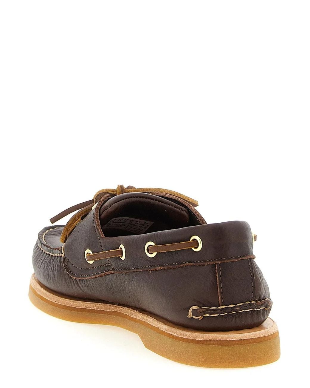 Timberland Brown 'Crafted' Boat Shoe for men