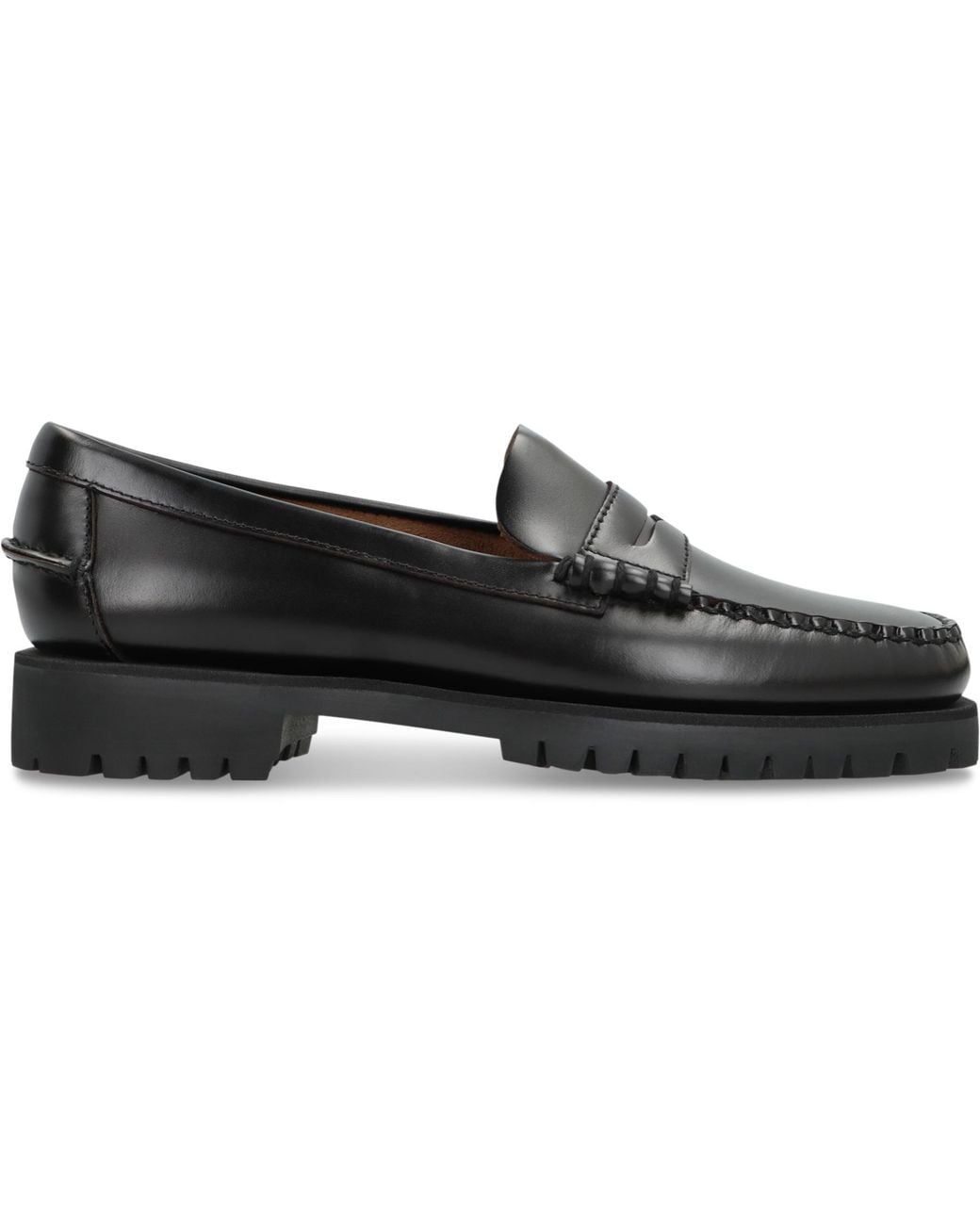 Sebago Black Mocassini Donna Dan Lug