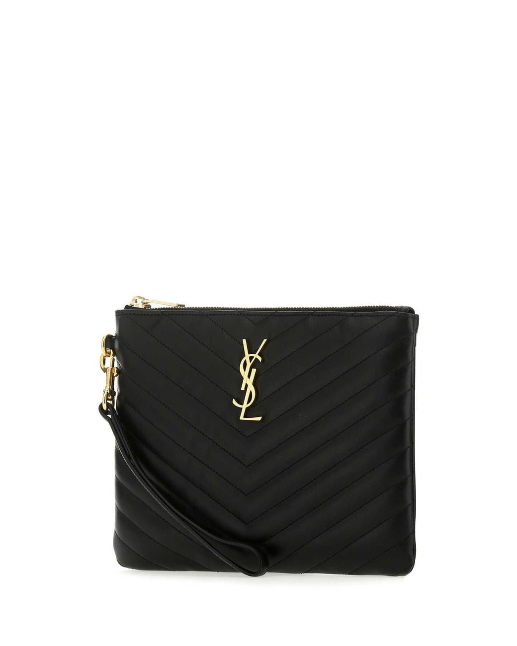 Saint Laurent Black Ysl Pouch Mono