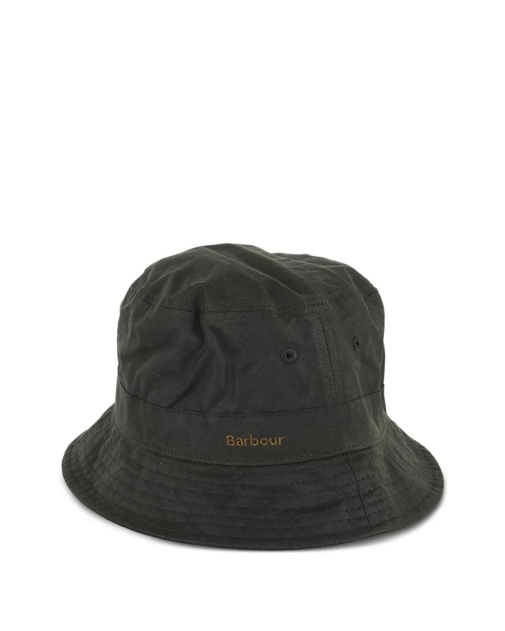 Barbour Black Cotton Hat