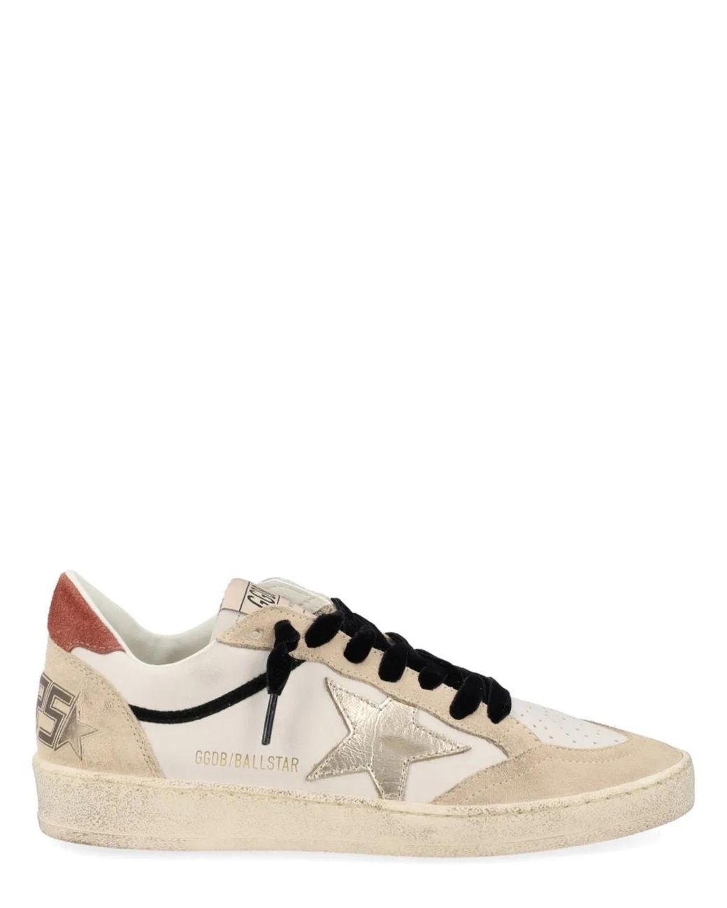Golden Goose Deluxe Brand Brown Ball Star Leather Upper Suede Toe A