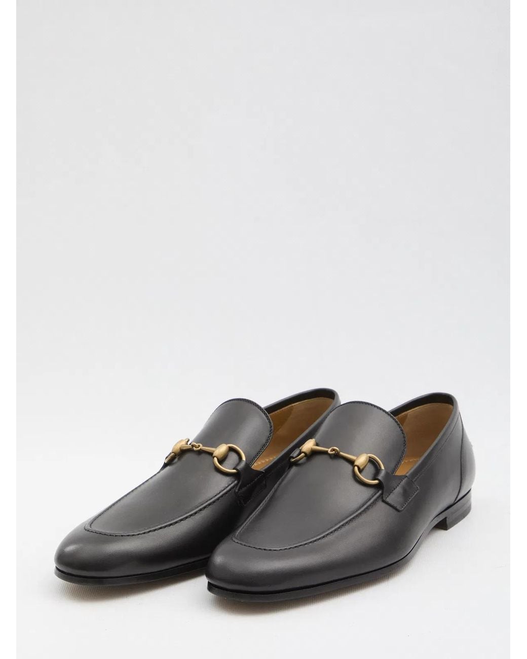 Gucci White Jordaan Loafers for men