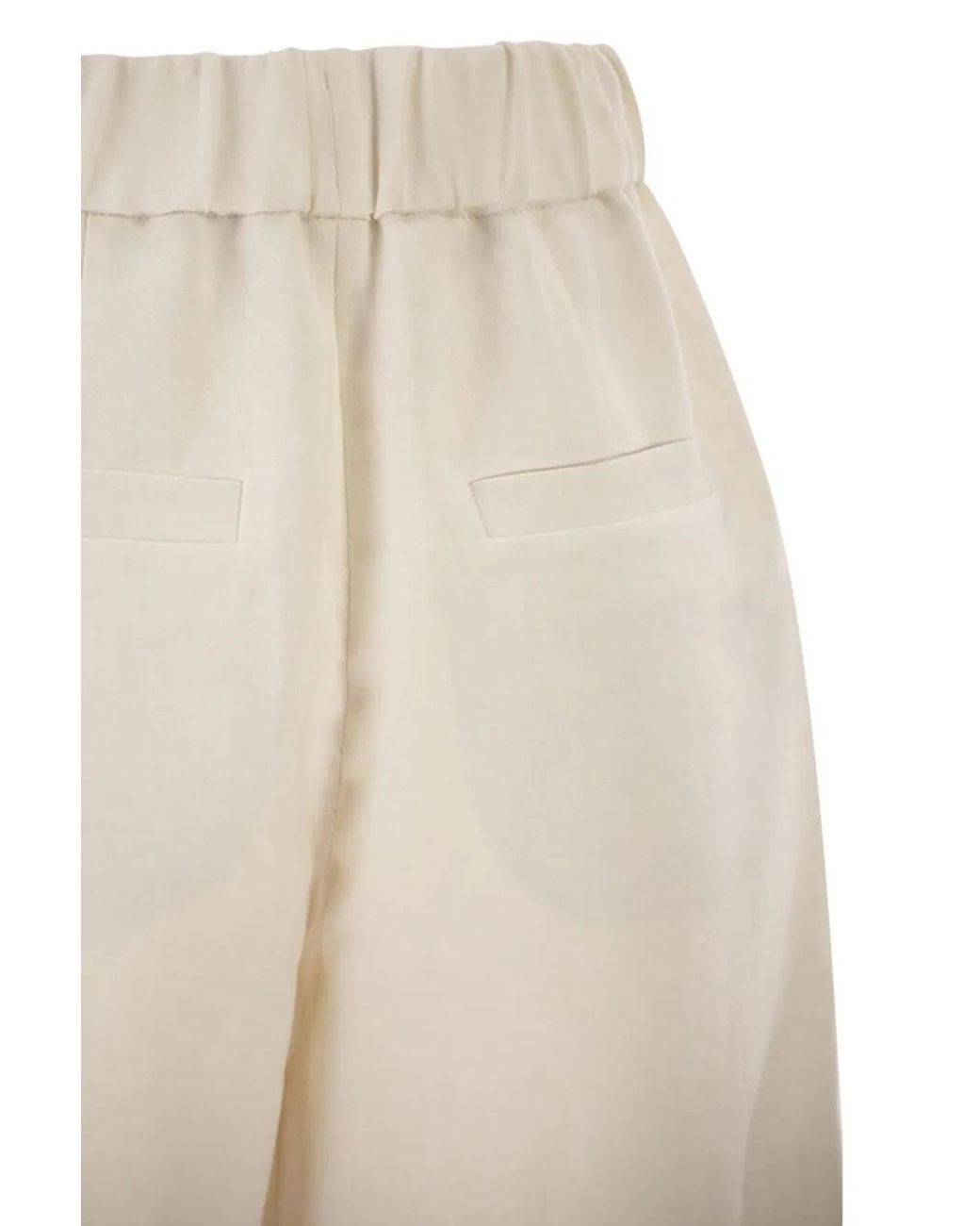 Brunello Cucinelli Natural Baggy Shorts