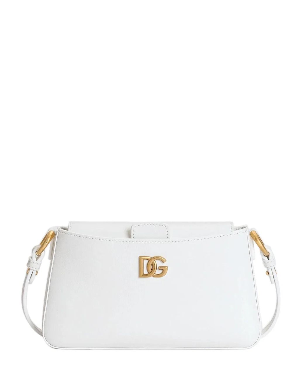 Dolce & Gabbana White Dolce & Gabbana Calfskin Phone Bag