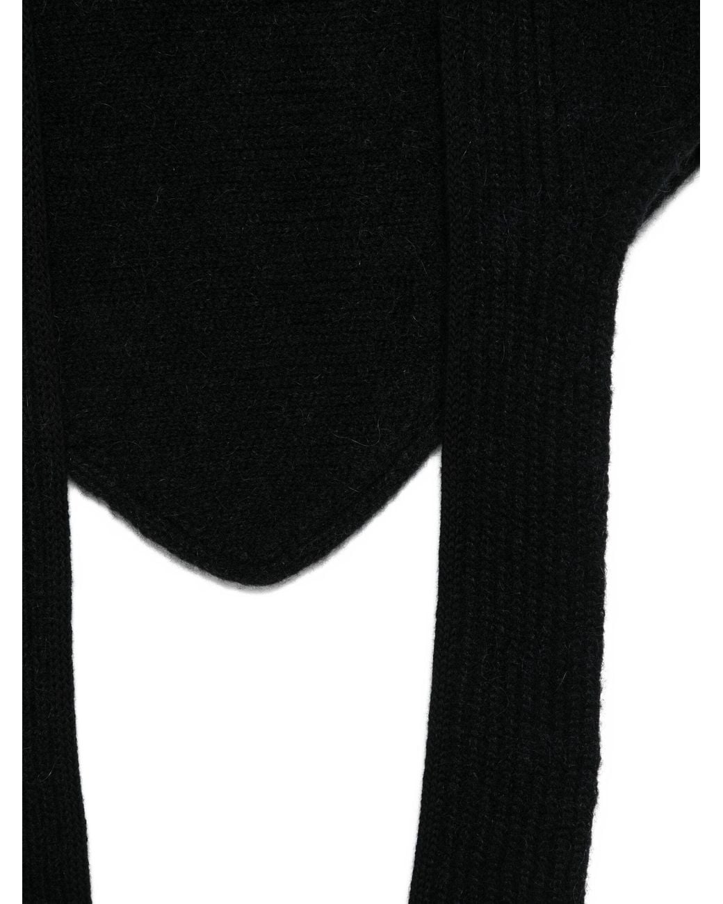Jacquemus Black Le Chale Triangular Scarf