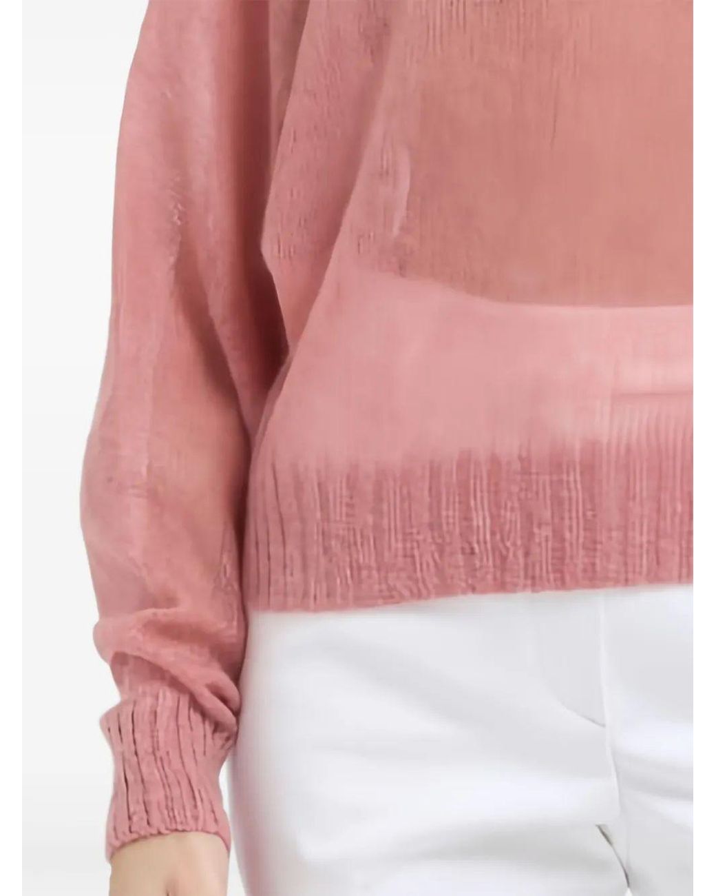 Brunello Cucinelli Pink Wool Sweater