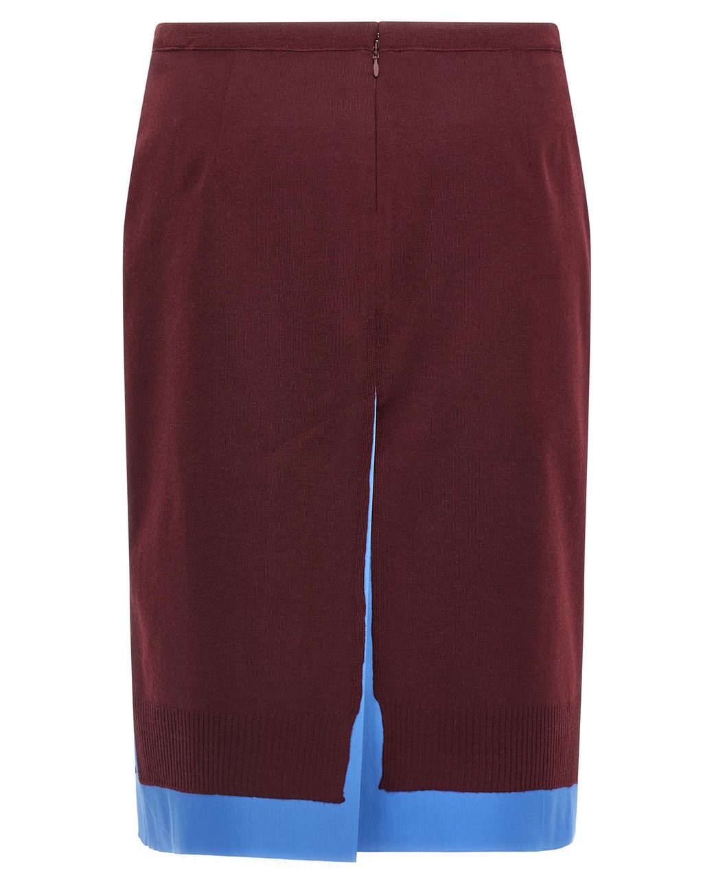 Miu Miu Purple Double Layer Skirt