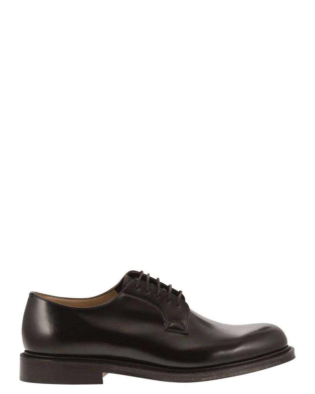Church's Brown Shannon Polished Binder Derby for men