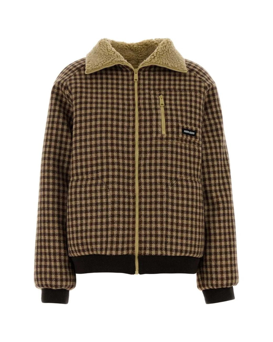 Miu Miu Brown Jackets