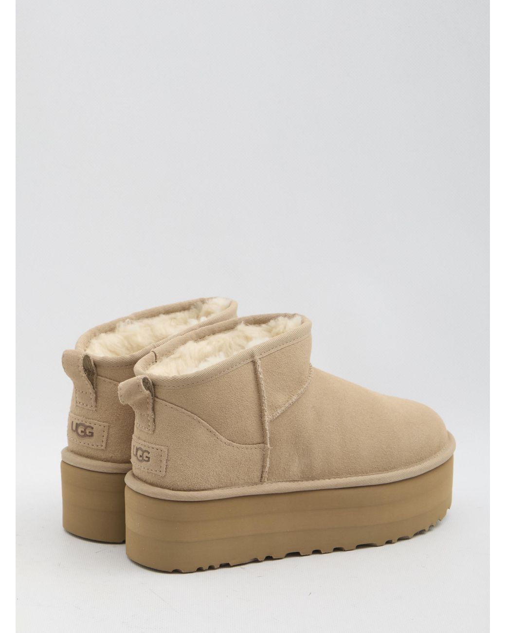 Ugg Natural Classic Ultra Mini Platform Boots