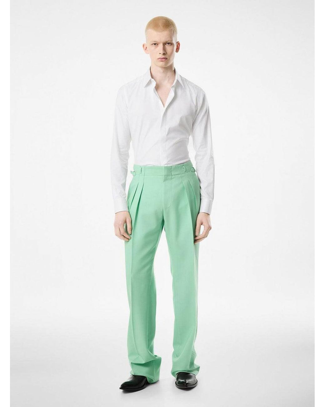 Tom Ford White Cotton And Silk Classic Fit Shirt for men