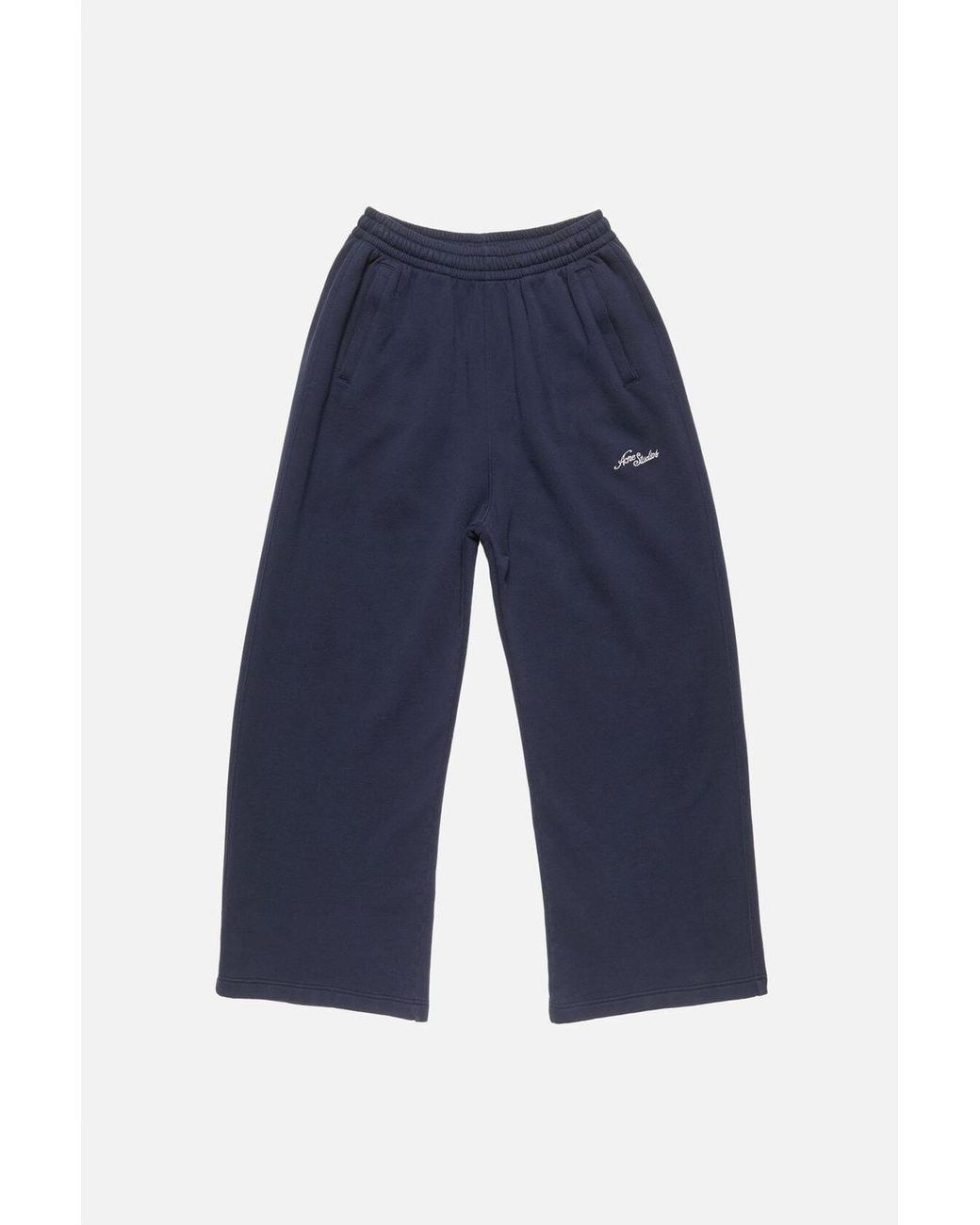Acne Blue Prowsen U Venice Logo Trousers for men