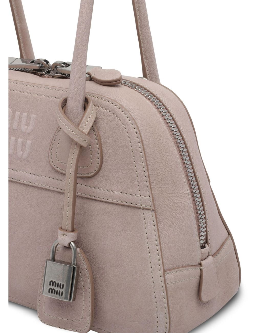 Miu Miu Natural Vivant Nappa-Leather Bag