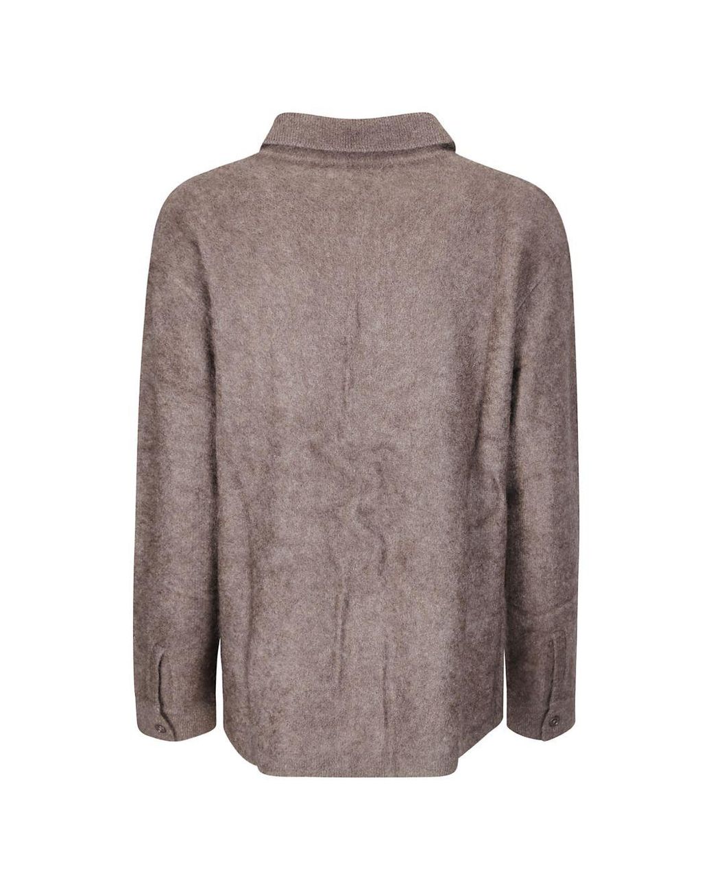 P.A.R.O.S.H. Brown Wool Yak Shirt