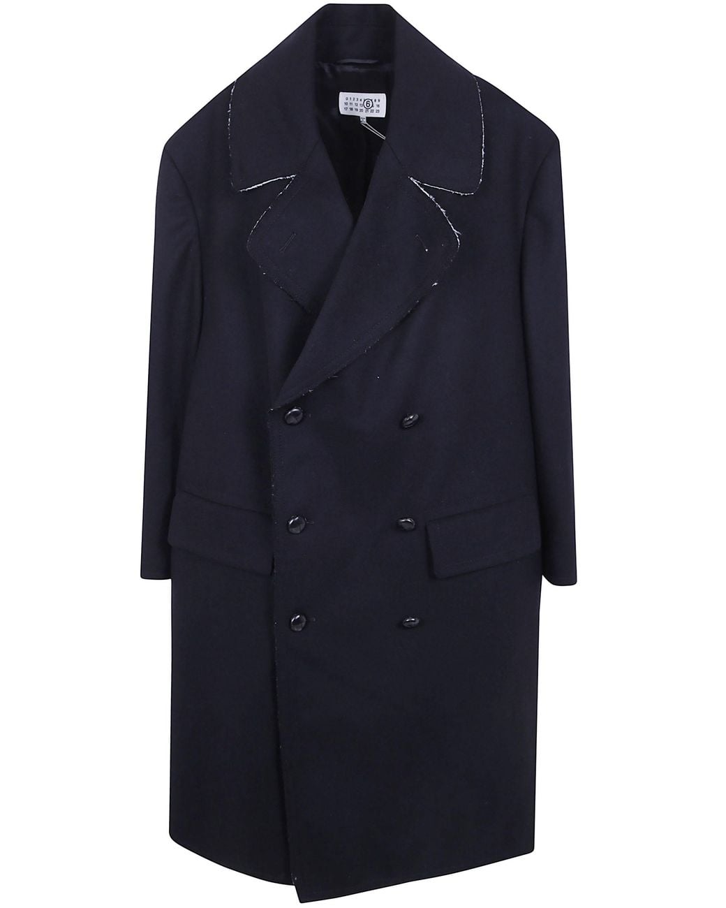 MM6 by Maison Margiela Blue Classic Coat