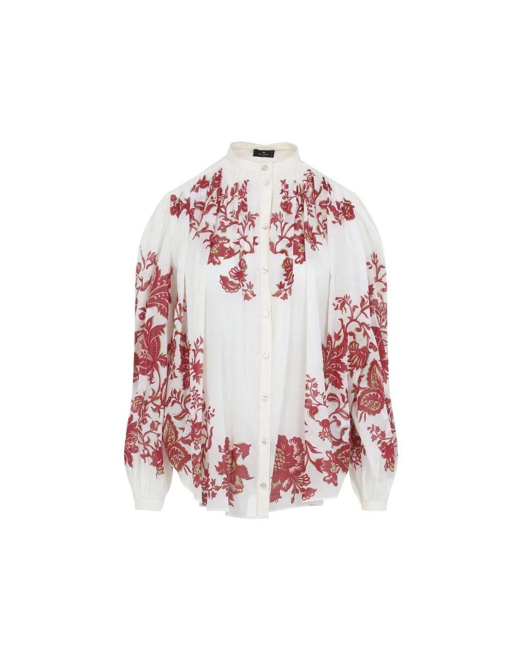 Etro Pink Relaxed Floral Shirt