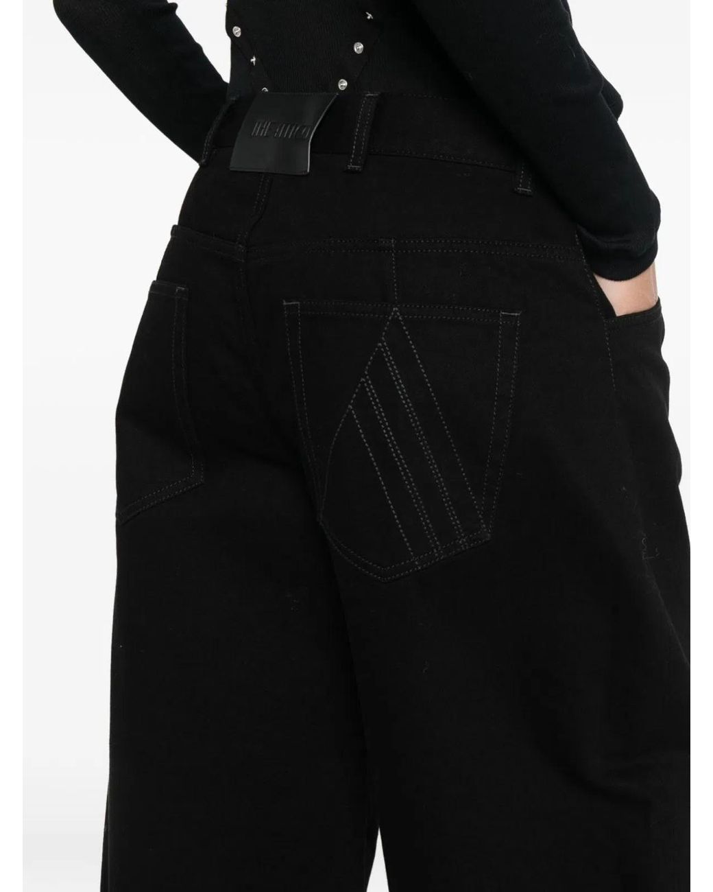 The Attico Black Long Trousers