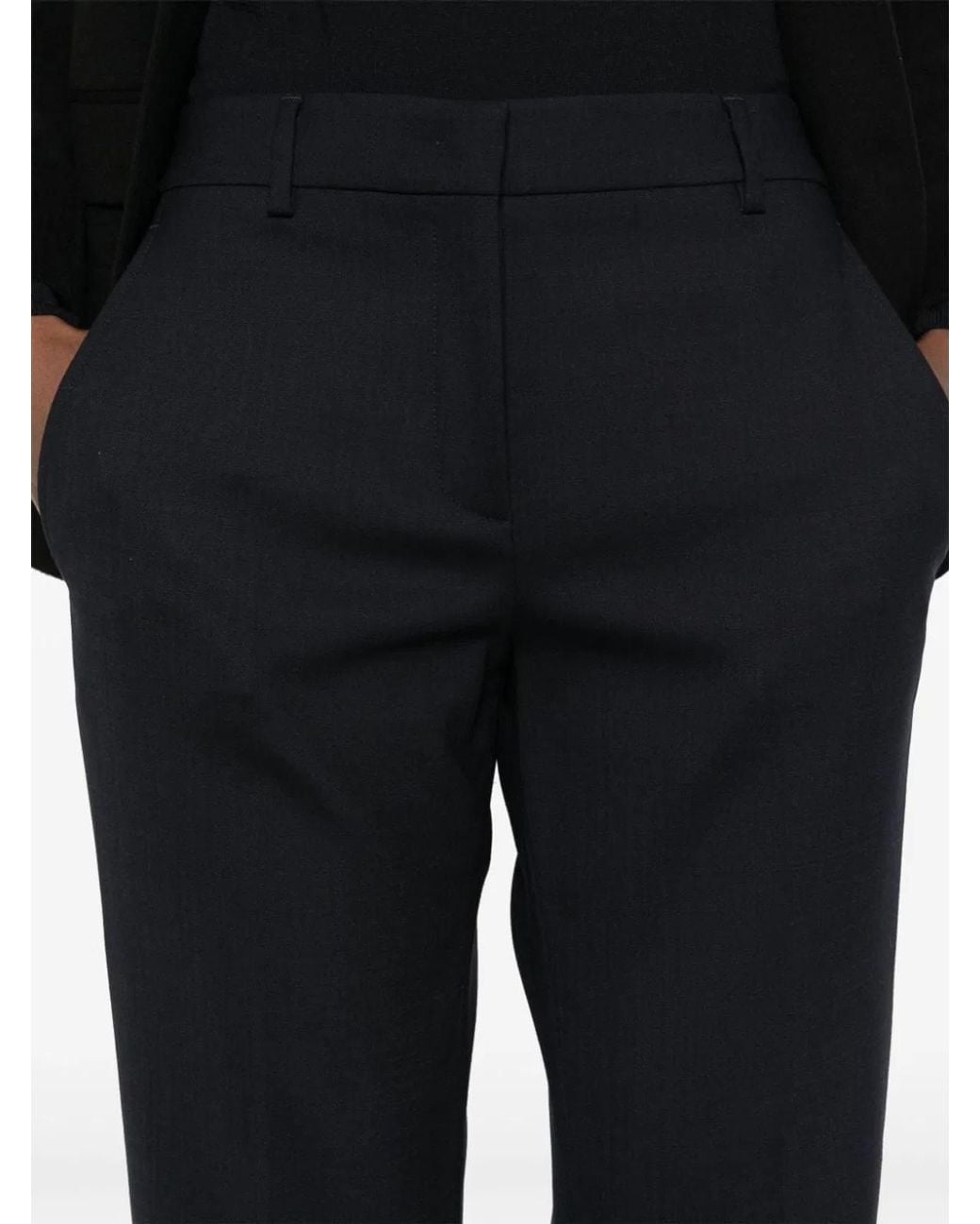 Incotex Blue Cropped Trousers