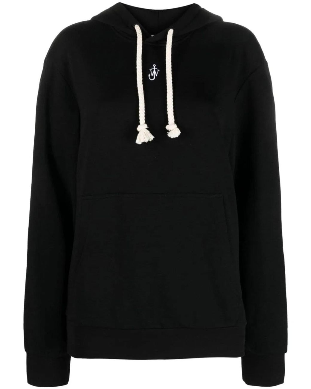 J.W. Anderson Black Anchor Embroidery Hoodie