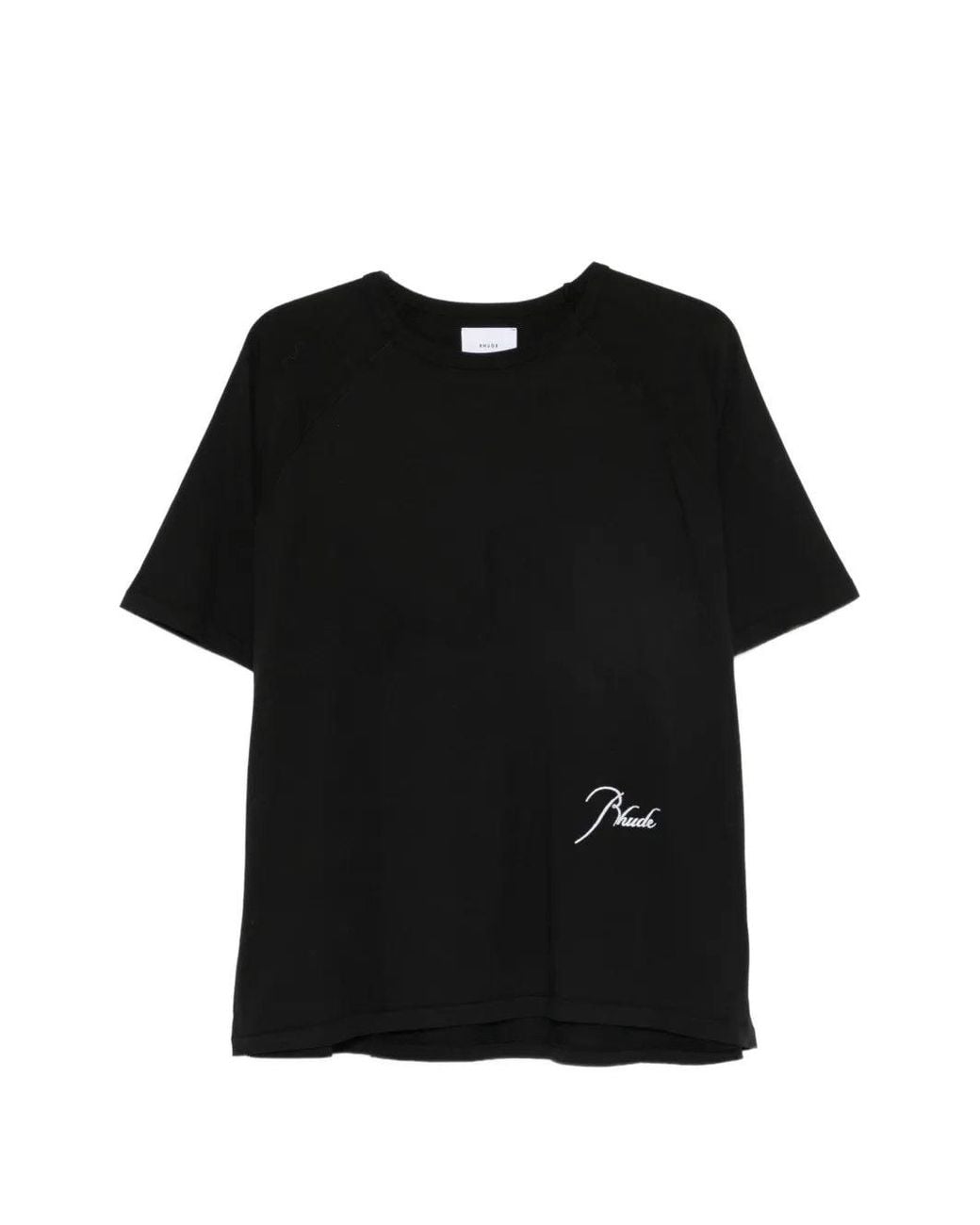 Rhude Black Classique Raglan Tee for men