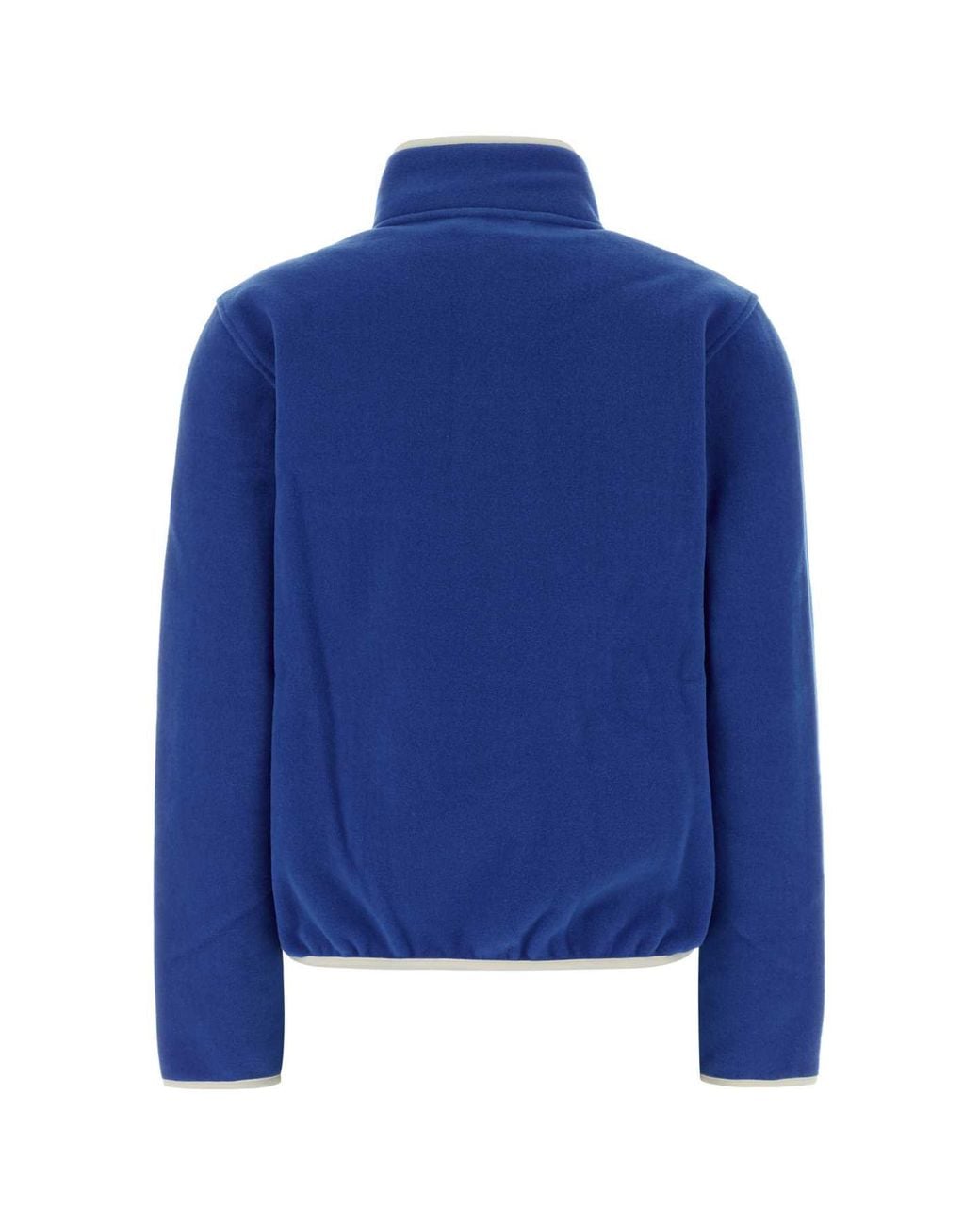 Sporty & Rich Blue Sporty & Rich Bold Logo Polar Sweatshirt