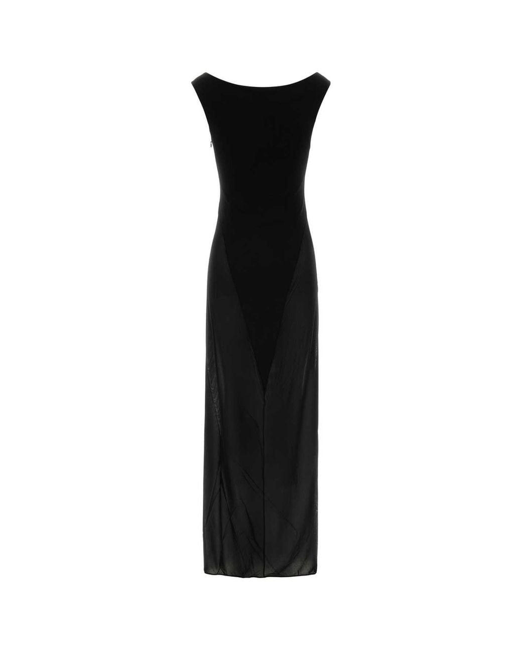 Alaïa Black Long T-Shirt Dress