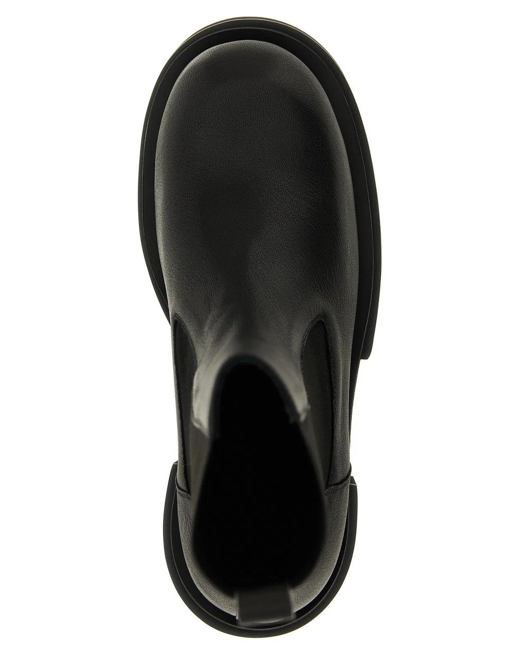 Rick Owens Black Goatskin Ankle Boots for men