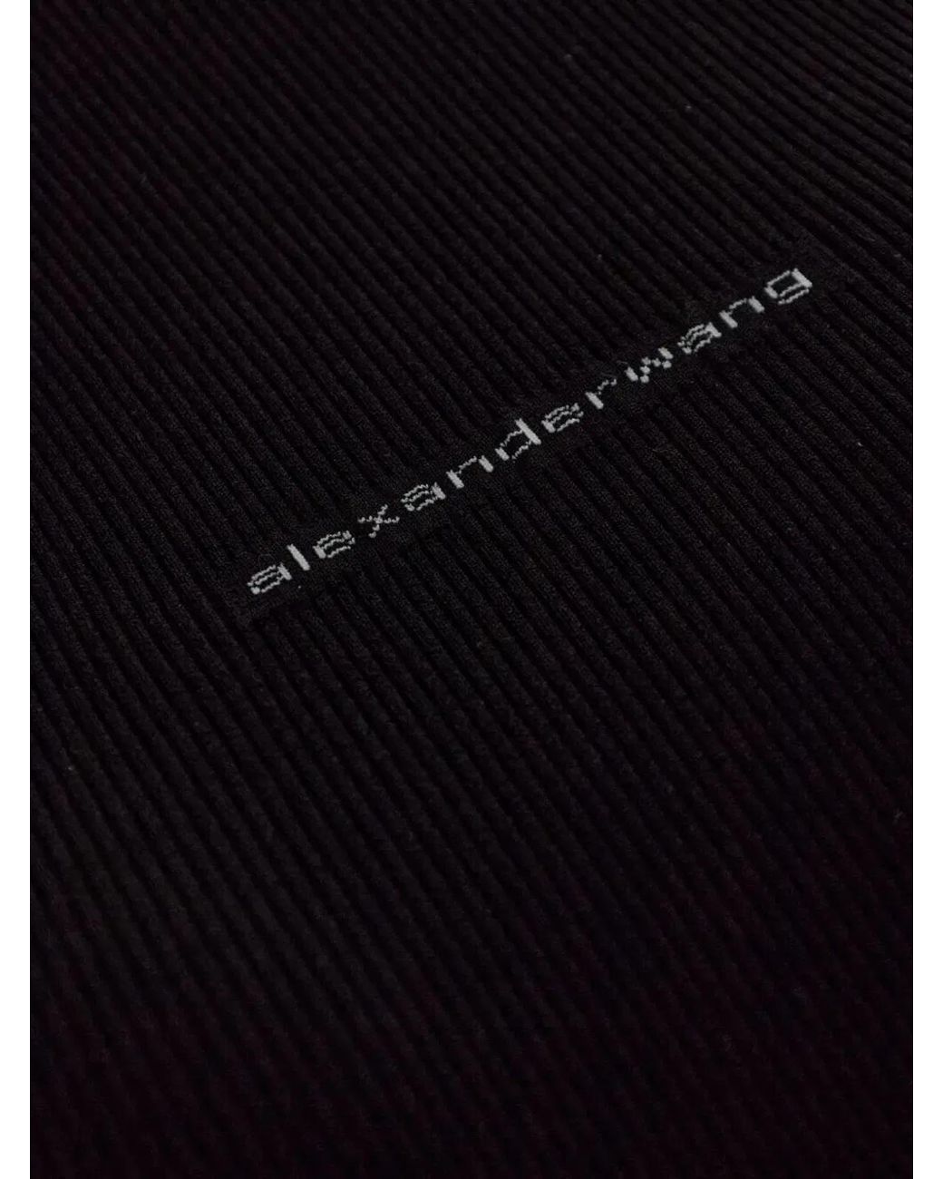Alexander Wang Black Top Con Logo
