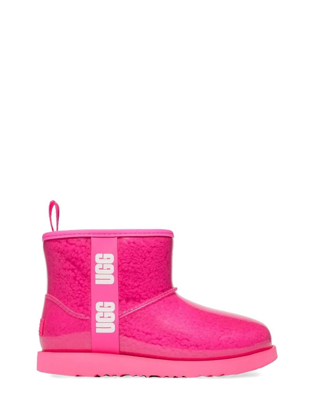Ugg Pink Classic Clear Mini
