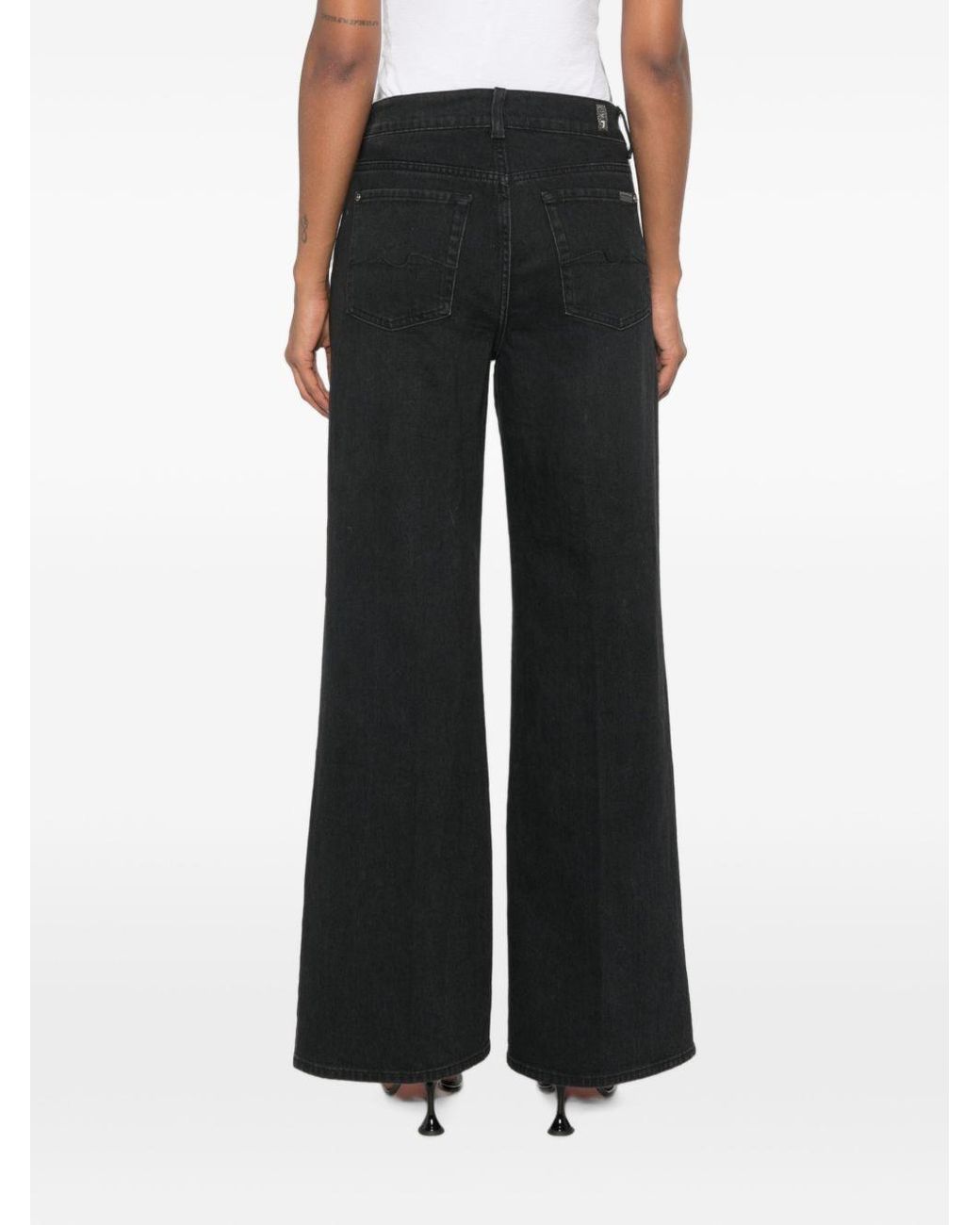 Seven7 Black Lotta Tailorless Denim Jeans