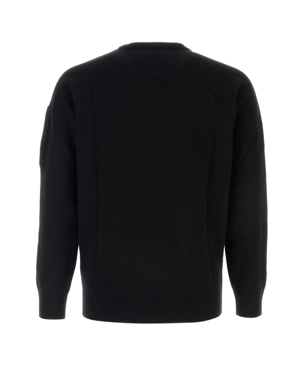 C P Company Black Knitwear Crew Neck for men