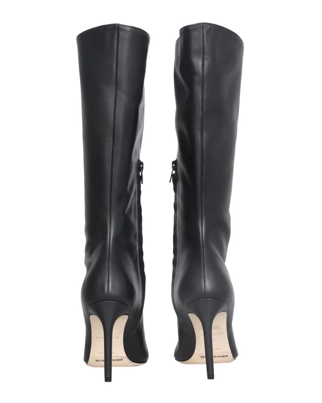 Giannico Black Victoria Boots