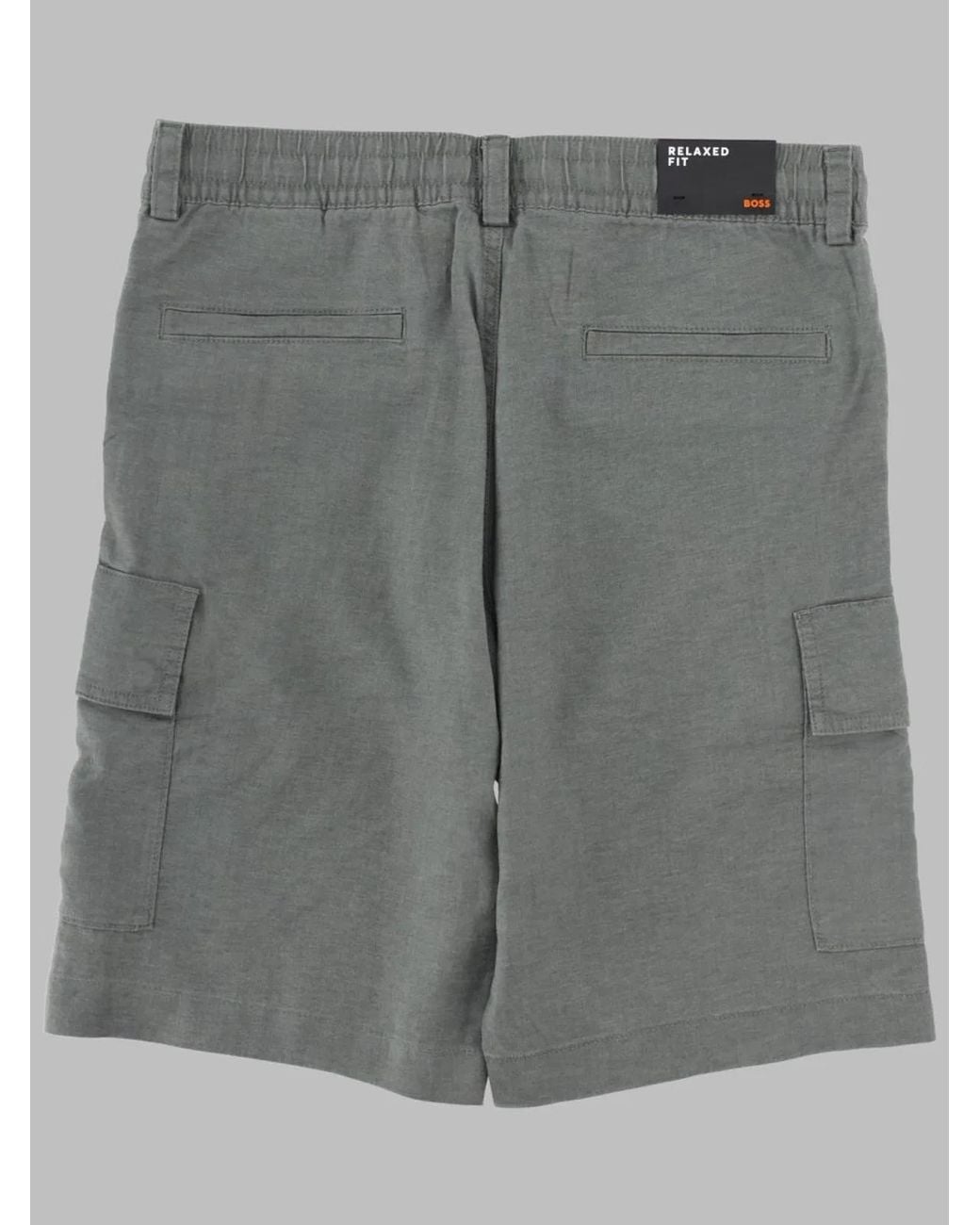 Boss Gray Shorts Cargo "Sisla" for men