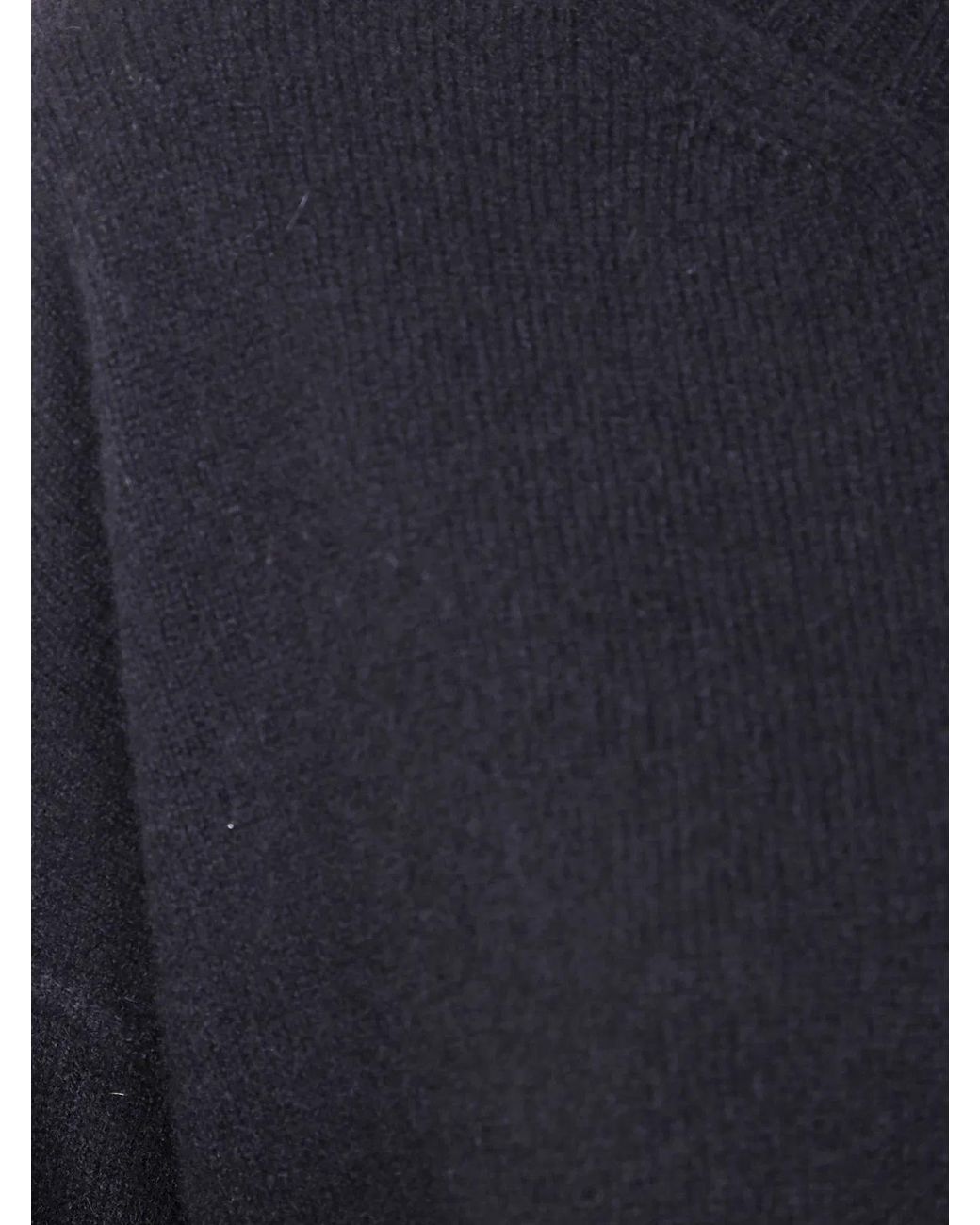 Uma Wang Blue "High Neck Top" Sweater