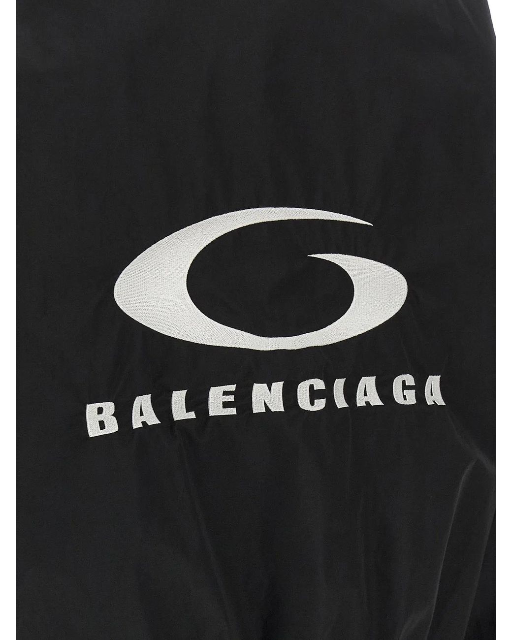 Balenciaga Black Cotton Bomber Clothing