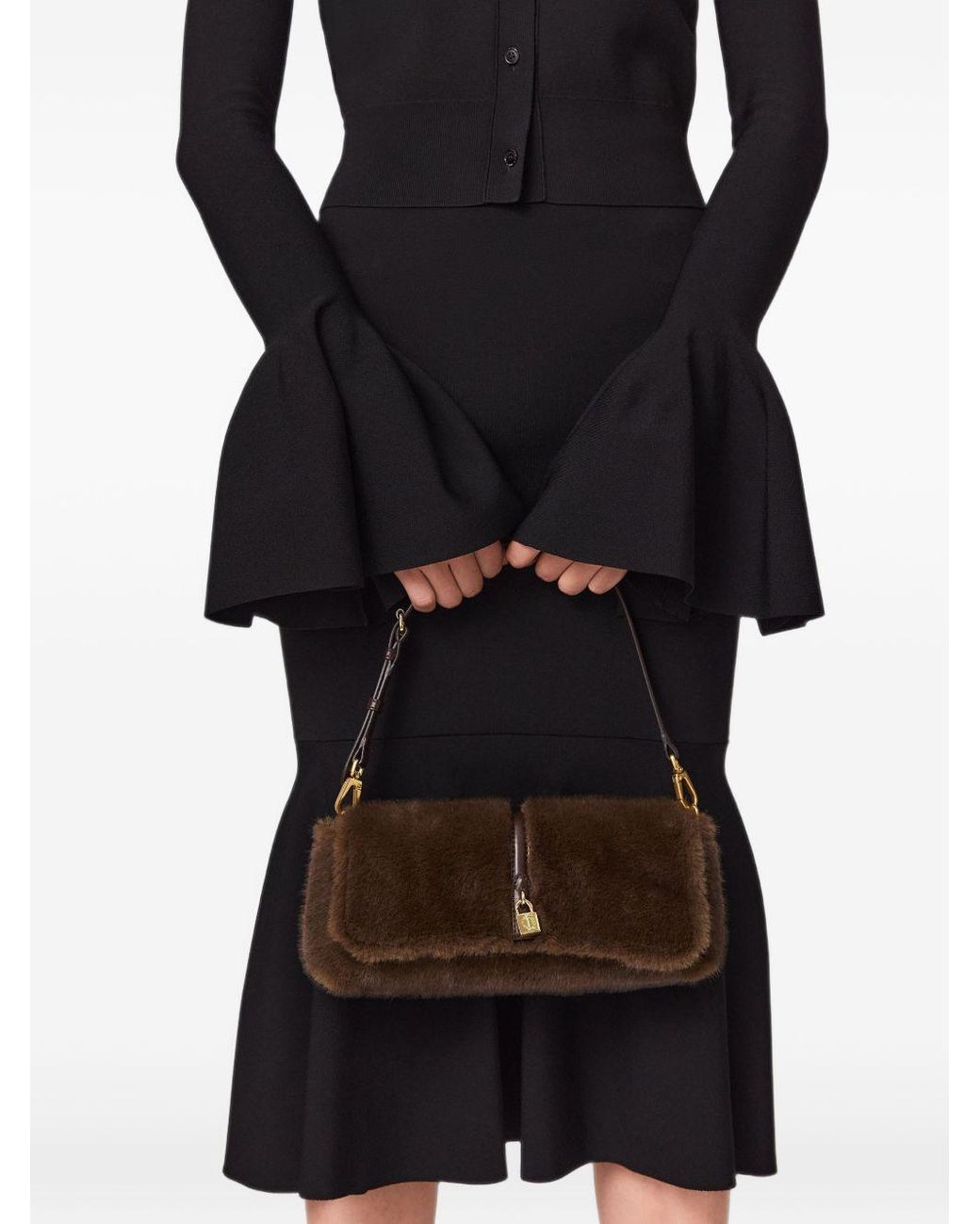 Stella McCartney Black Bell Sleeve Cardigan